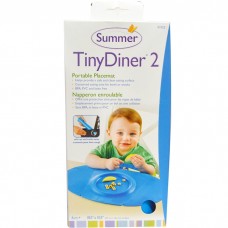 Summer Infant Tiny Diner 2 Portable Placemat Blue 