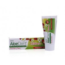 Aloe Dent Children's Strawberry Toothpaste - Fluoride Free 純天然兒童草莓牙膏(不含氟化物) 