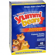 Hero Nutritional Echinacea + Vitamin C & Zinc Yummi Bears 紫錐菊維生素C鋅營養小熊軟糖40粒