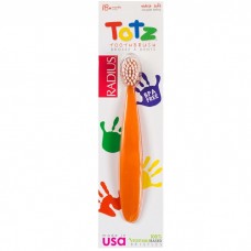 Radius Totz Extra Soft Toothbrush 18+ Months - Orange Sparkle 橙色小童特軟牙刷